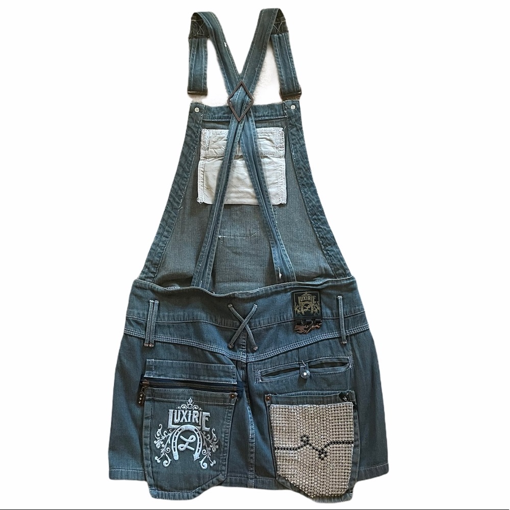 🎉HOST PICK🎉 RARE Luxirie by LRG Jeweled Overalls
